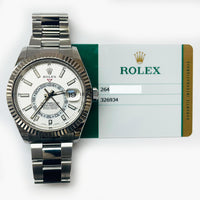 Sky-Dweller Steel and White Gold 326934