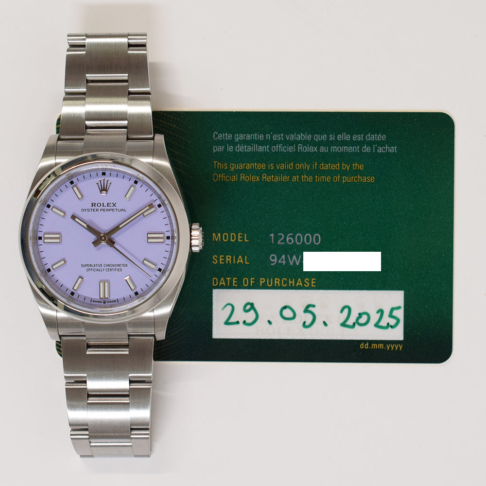 Oyster Perpetual 36mm Steel 126000