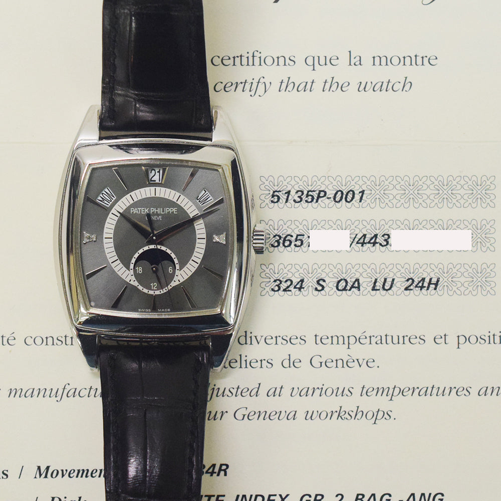 Complications "Gondolo Calendario" Annual Calendar Moonphase - Platinum - 40mm x 38mm 5135P-001