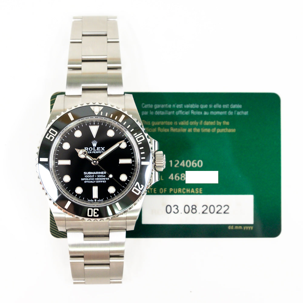 Submariner No Date 41mm Stainless Steel 124060