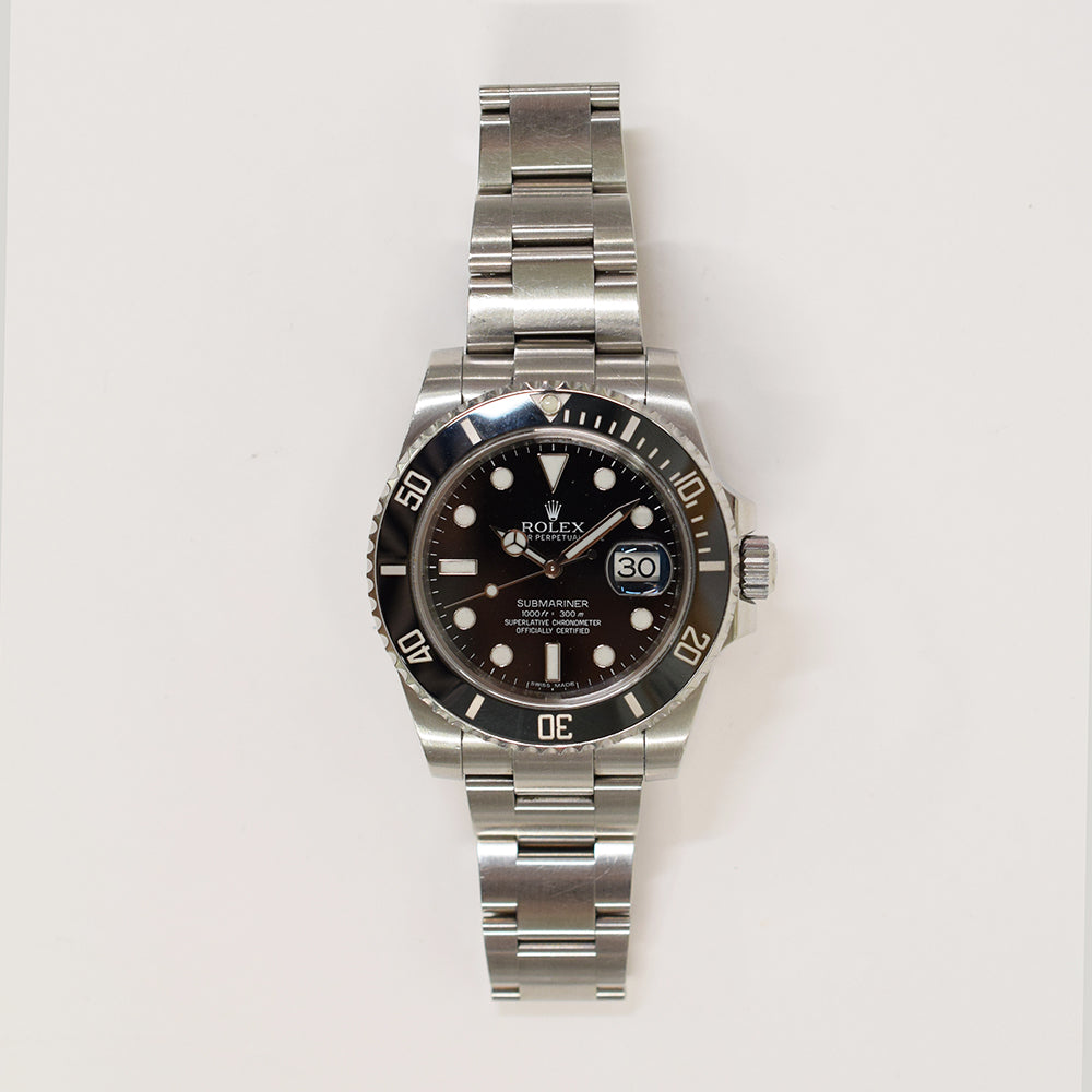 Submariner Date 40mm Black Bezel Steel 116610LN