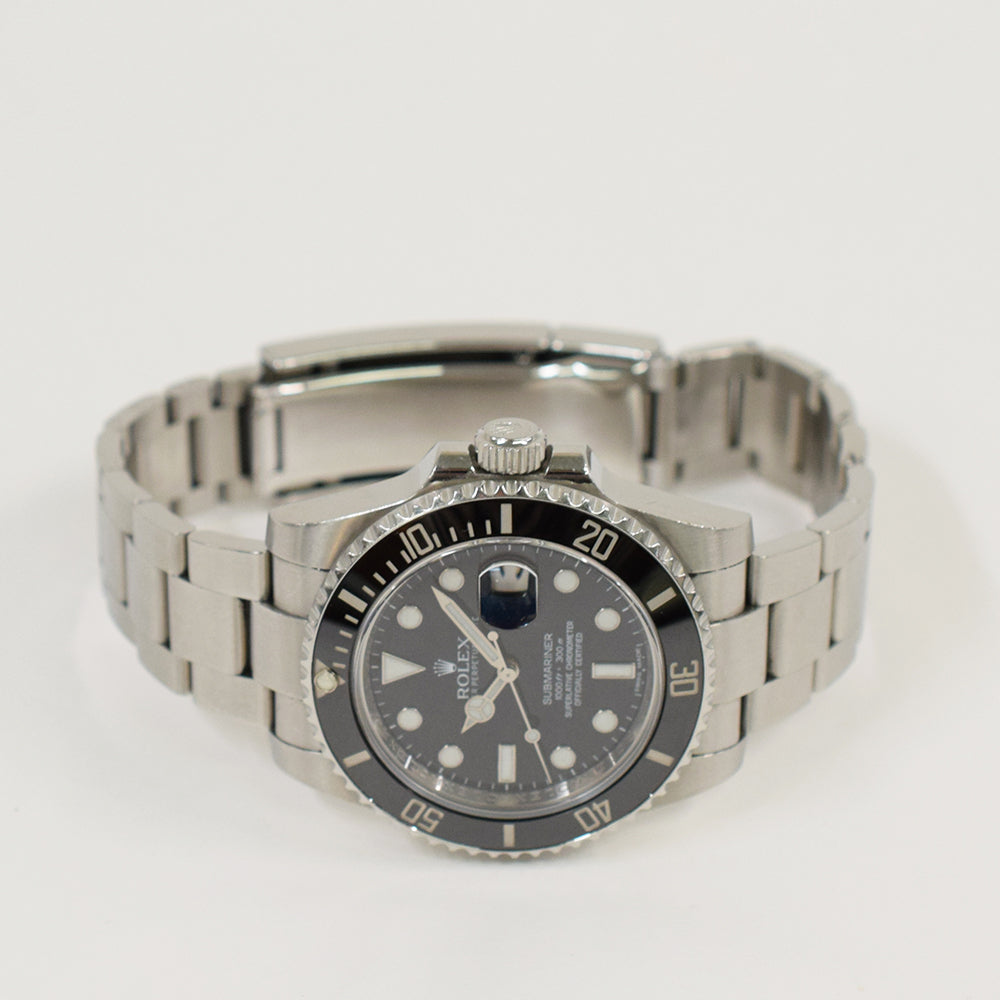 Submariner Date 40mm Black Bezel Steel 116610LN