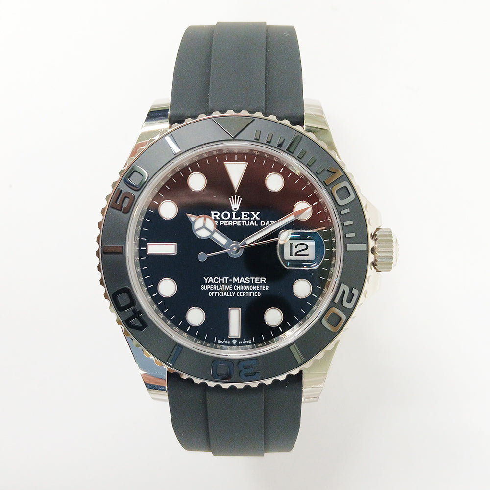 Yacht-Master 42mm White Gold on Strap 226659