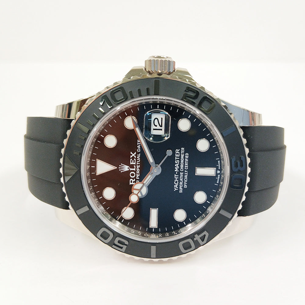 Yacht-Master 42mm White Gold on Strap 226659