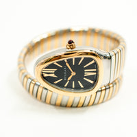 Serpenti Tubogas Quartz 35mm Steel and Rose Gold 102123