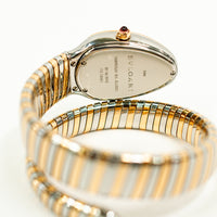 Serpenti Tubogas Quartz 35mm Steel and Rose Gold 102123