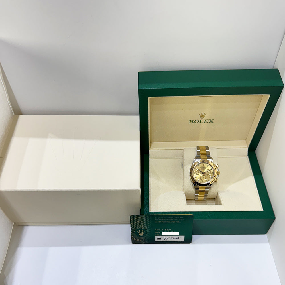 Daytona Steel and Yellow Gold 116503G