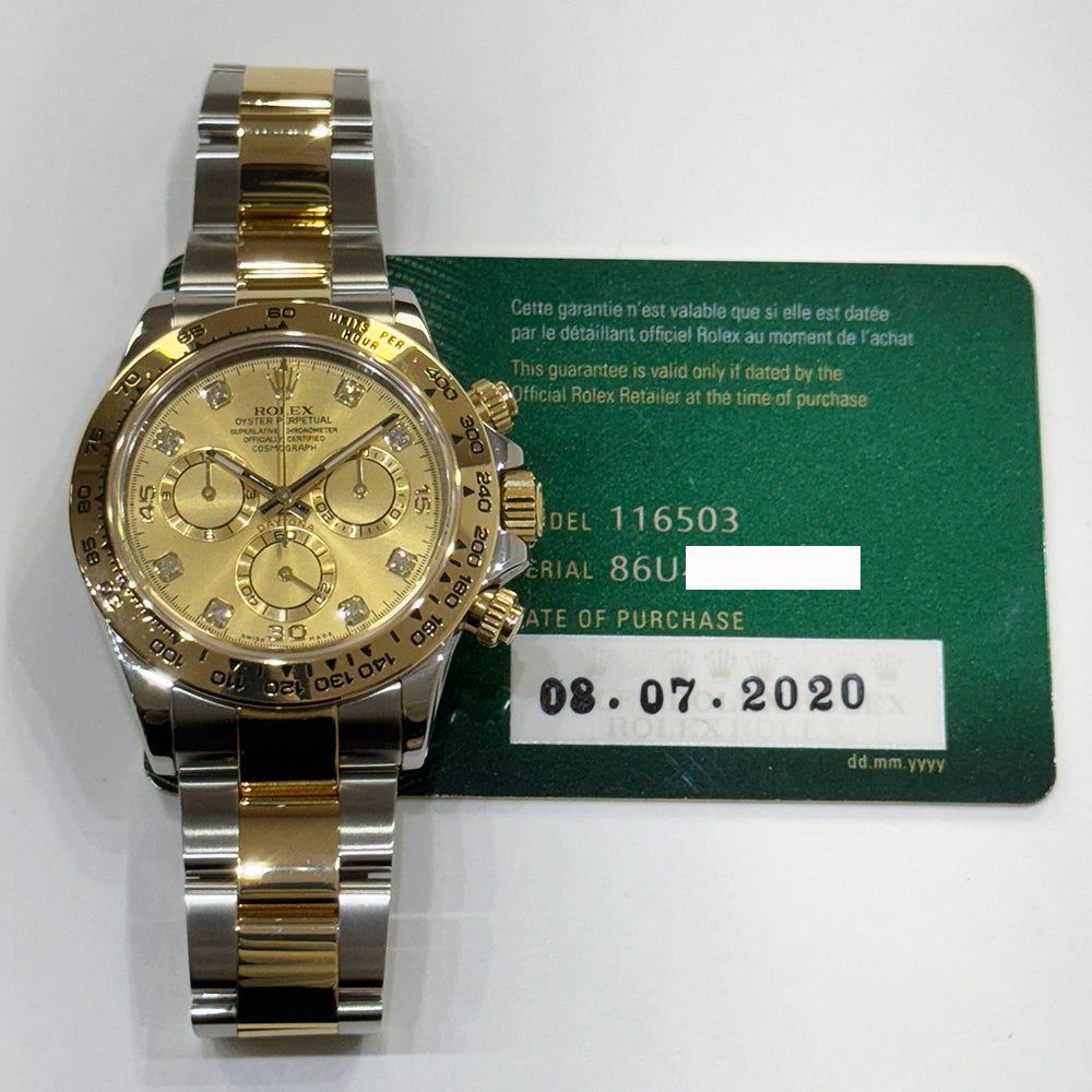 Daytona Steel and Yellow Gold 116503G