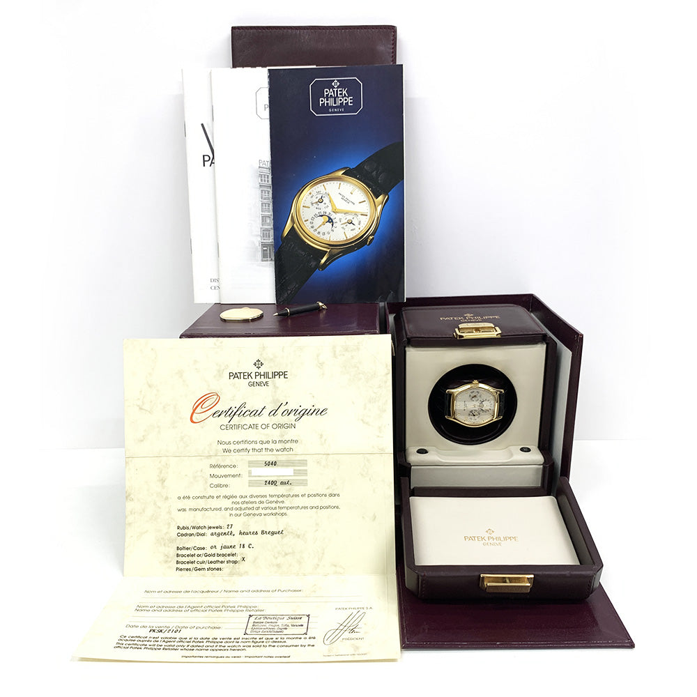 Perpetual Calendar Moon Phases Yellow Gold Self Winding 5040J