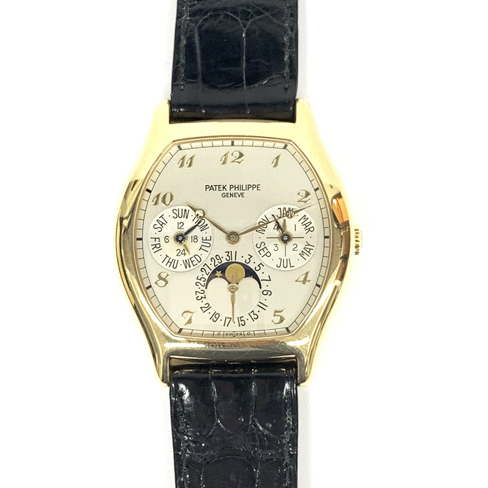Perpetual Calendar Moon Phases Yellow Gold Self Winding 5040J