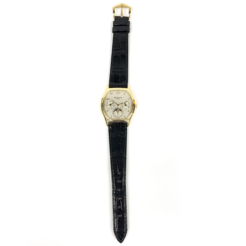 Perpetual Calendar Moon Phases Yellow Gold Self Winding 5040J