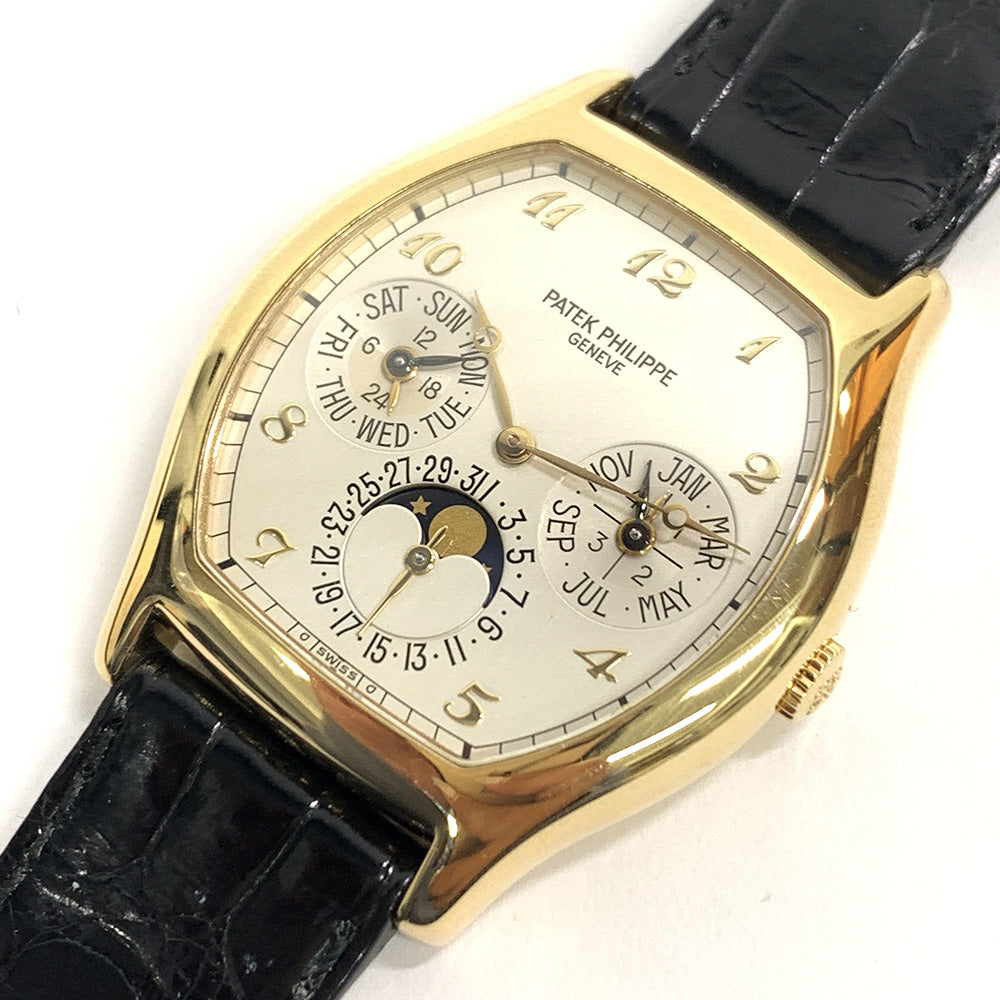 Perpetual Calendar Moon Phases Yellow Gold Self Winding 5040J
