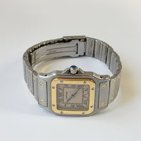 Santos Galbée Large 29mm Stainless Steel and Yellow Gold Quartz W20011C4