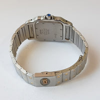 Santos Galbée Large 29mm Stainless Steel and Yellow Gold Quartz W20011C4
