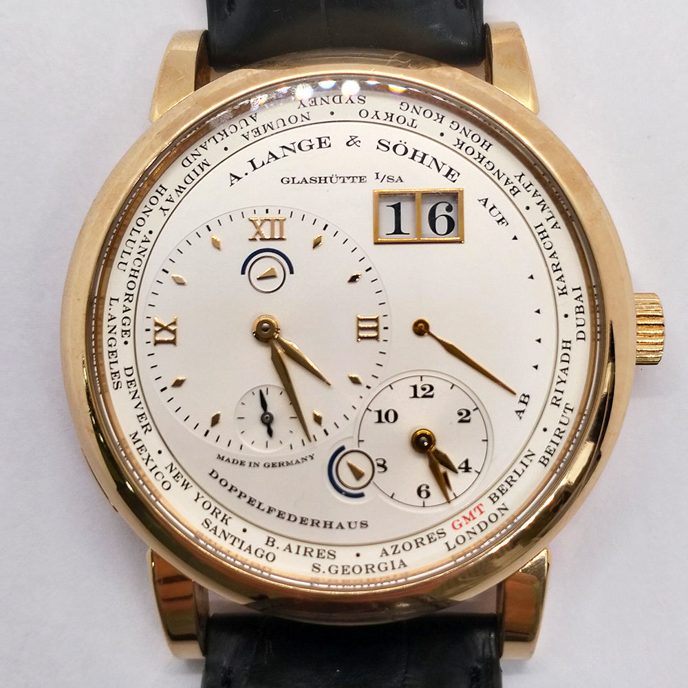 Lange 1 Time Zone 41.9mm Rose Gold Manually Winding 116.032