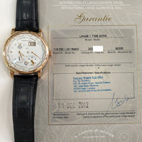 Lange 1 Time Zone 41.9mm Rose Gold Manually Winding 116.032