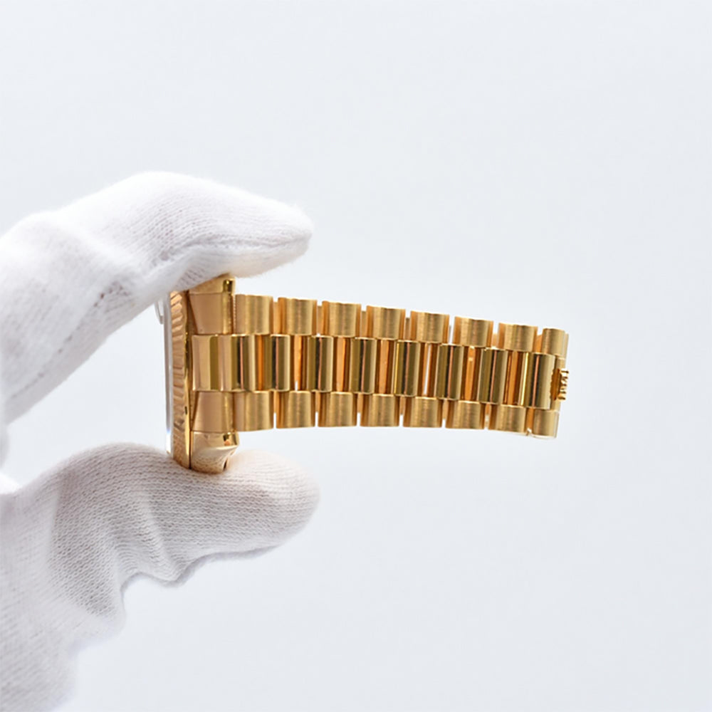 Day-Date President 36mm Yellow Gold Fluted Bezel 118238MR