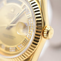 Day-Date President 36mm Yellow Gold Fluted Bezel 118238MR