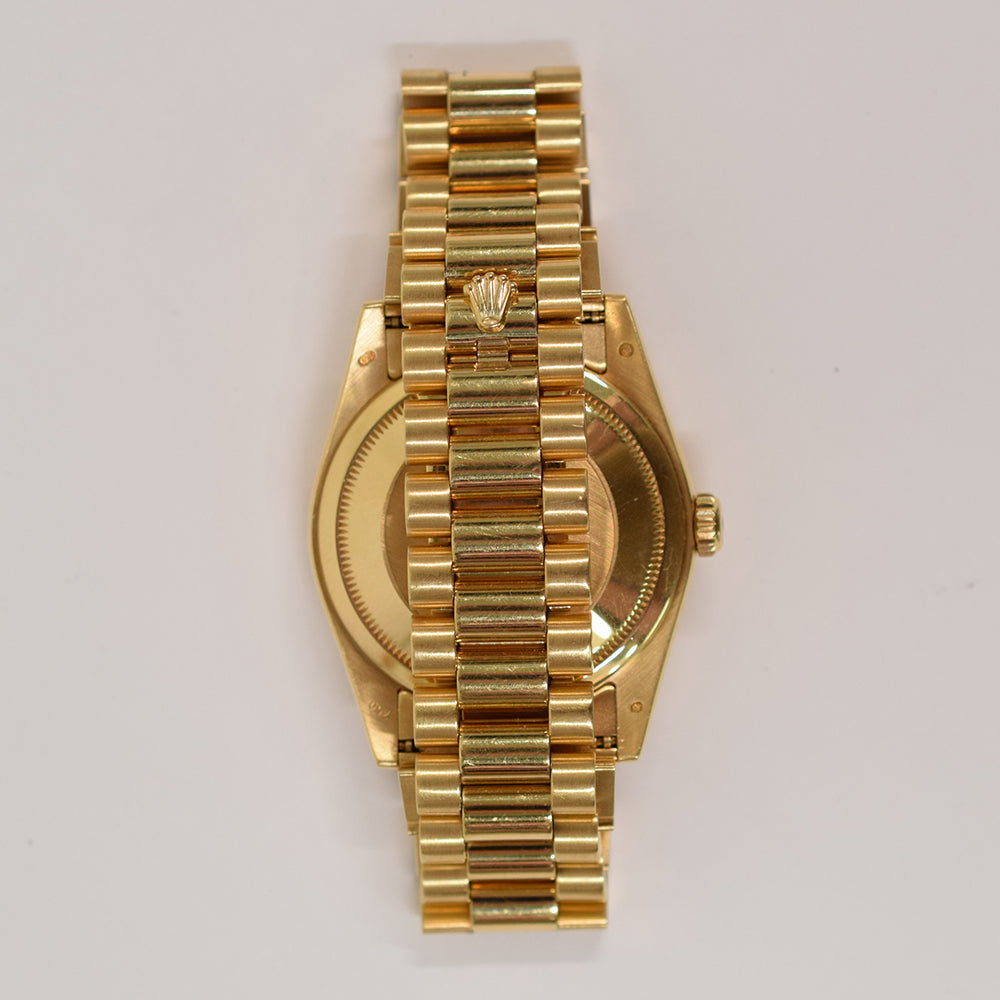Day-Date President 36mm Yellow Gold Fluted Bezel 118238MR