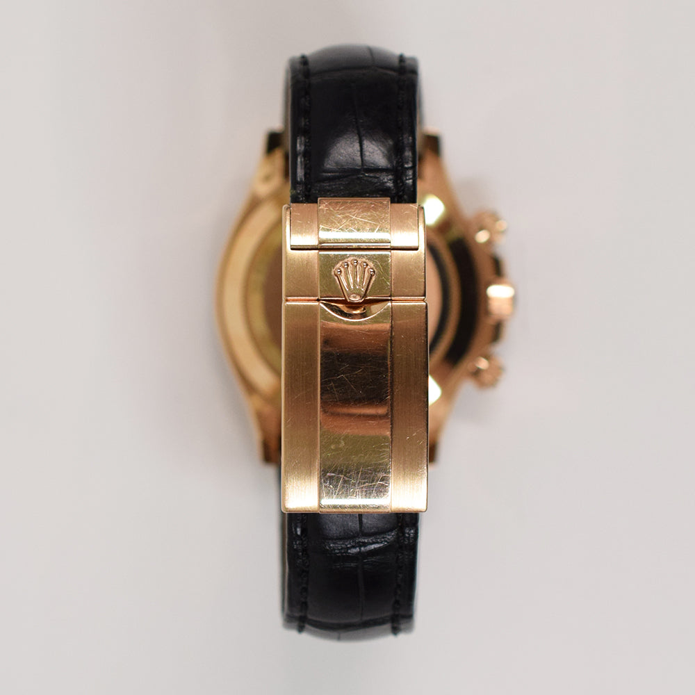 Daytona Rose Gold with Rubber Strap 116515LN