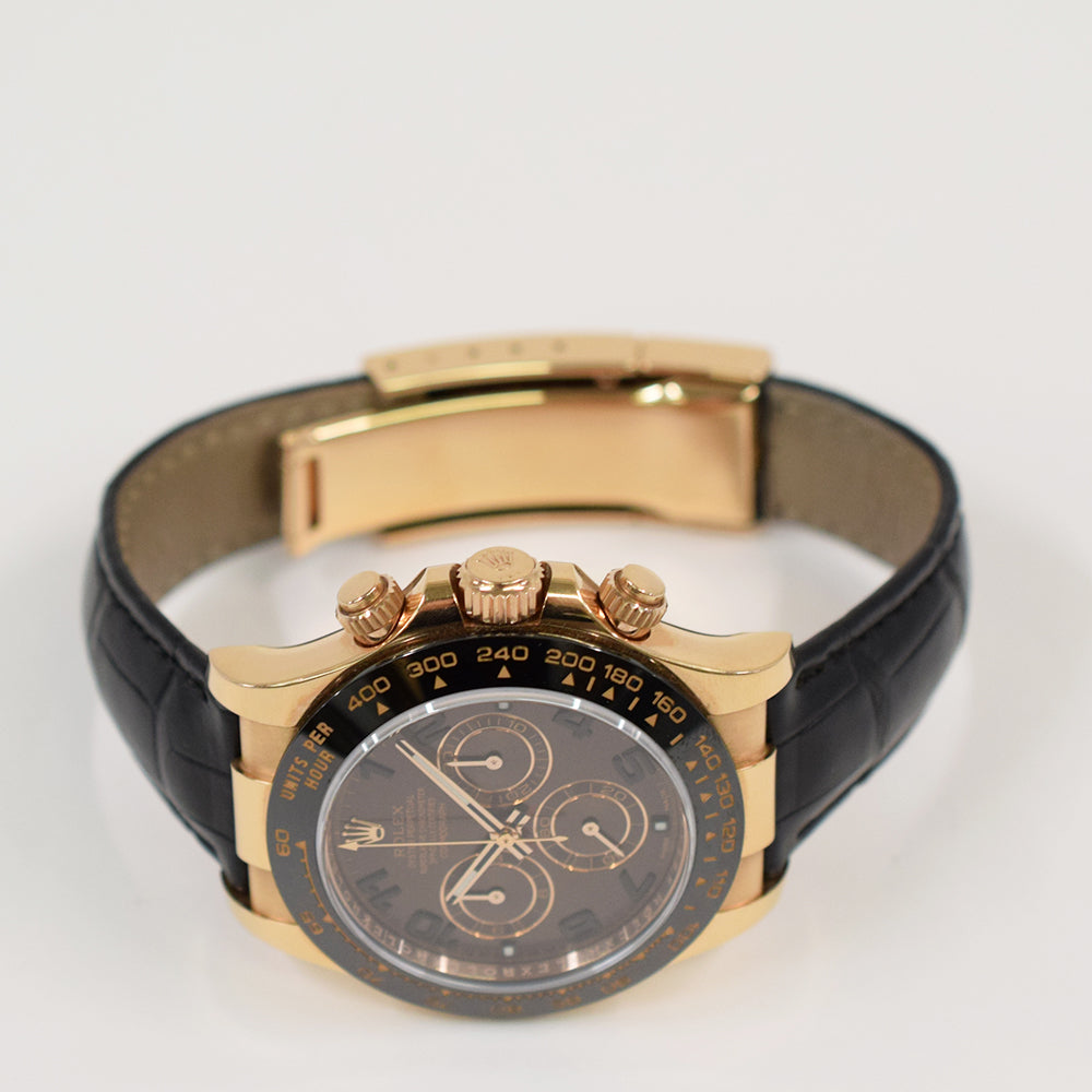 Daytona Rose Gold with Rubber Strap 116515LN