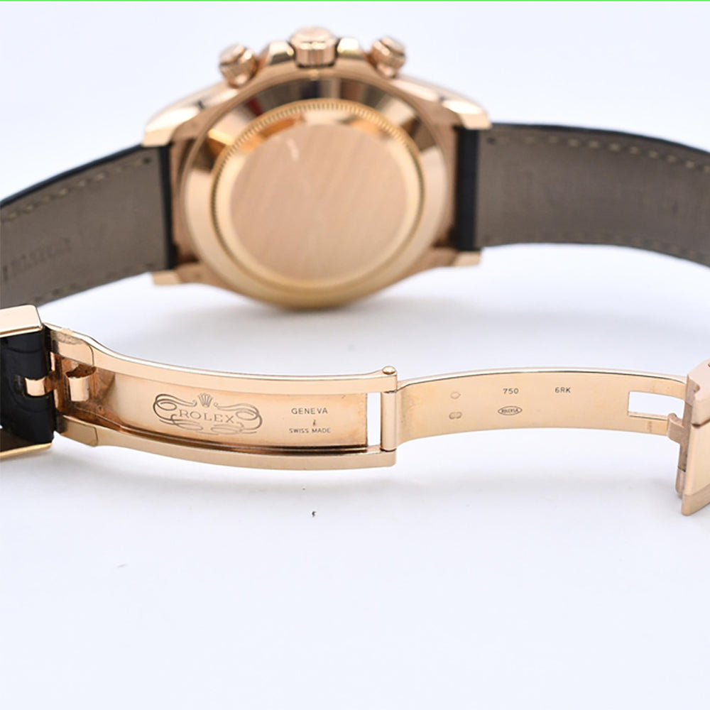Daytona Rose Gold with Rubber Strap 116515LN