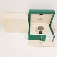 Daytona Rose Gold Black Ceramic Bezel with Rubber Strap 116515LN