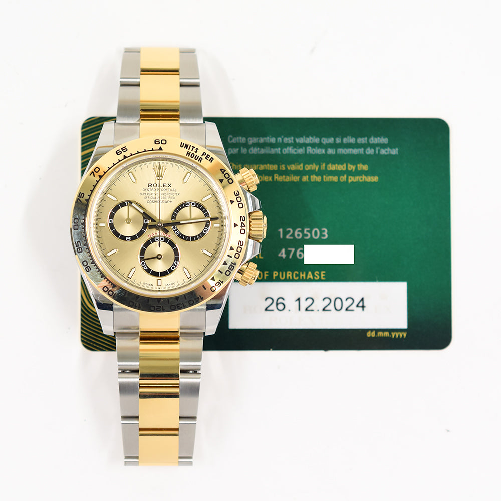 Daytona Steel and Yellow Gold 126503