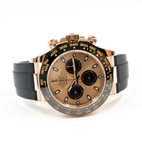 Daytona Rose Gold with Rubber Strap 116515LN