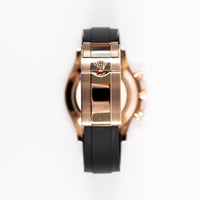 Daytona Rose Gold with Rubber Strap 116515LN