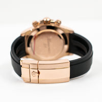 Daytona Rose Gold with Rubber Strap 116515LN