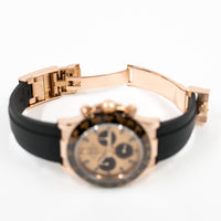 Daytona Rose Gold with Rubber Strap 116515LN