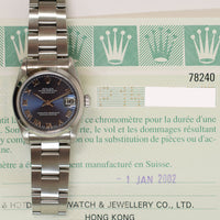 Datejust 31mm Steel 78240