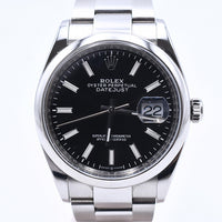 Datejust 36mm Domed Bezel Steel 126200