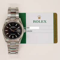 Datejust 36mm Domed Bezel Steel 126200