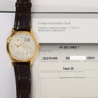 Lange 1  38.5mm Rose Gold Selfwinding  191.032