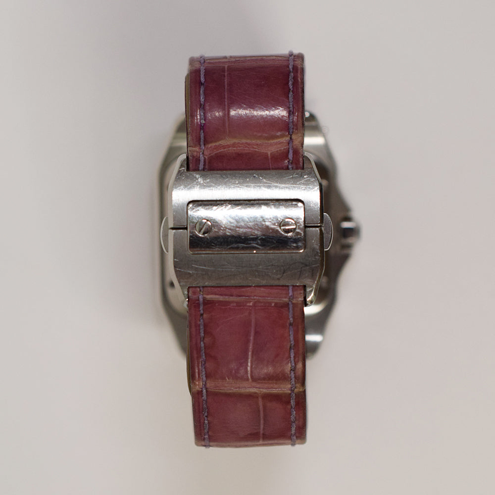 Santos 100 Medium 35.6mm x 41.3mm Stainless Steel Selfwinding W20126X8