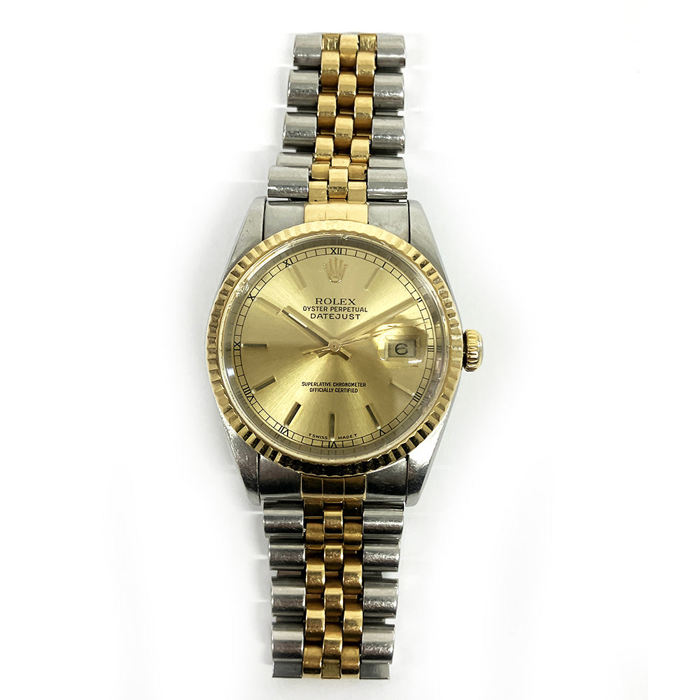Datejust 36mm Steel and Yellow Gold 16233
