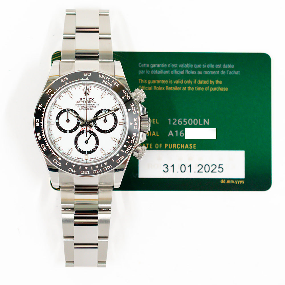 Daytona Steel Ceramic Bezel 126500LN