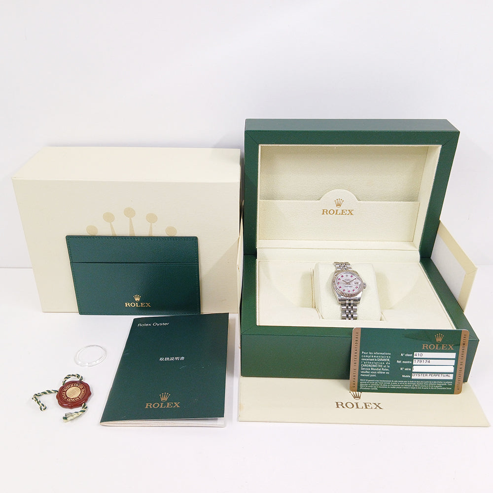 Datejust 26mm Stainless Steel and White Gold 179174NGR