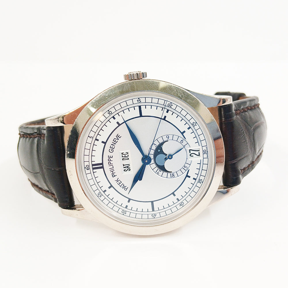 Annual Calendar Moon Phases 38.5mm White Gold  5396G-001