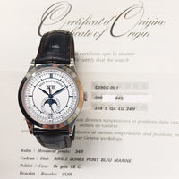 Annual Calendar Moon Phases 38.5mm White Gold  5396G-001