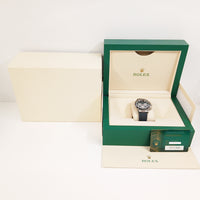 Daytona White Gold Black Ceramic Bezel with Rubber Strap 126519LNG