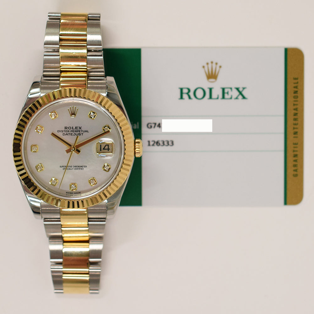 Datejust 41mm Steel and Yellow Gold 126333G