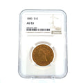 1880 US Liberty $10 Gold Coin