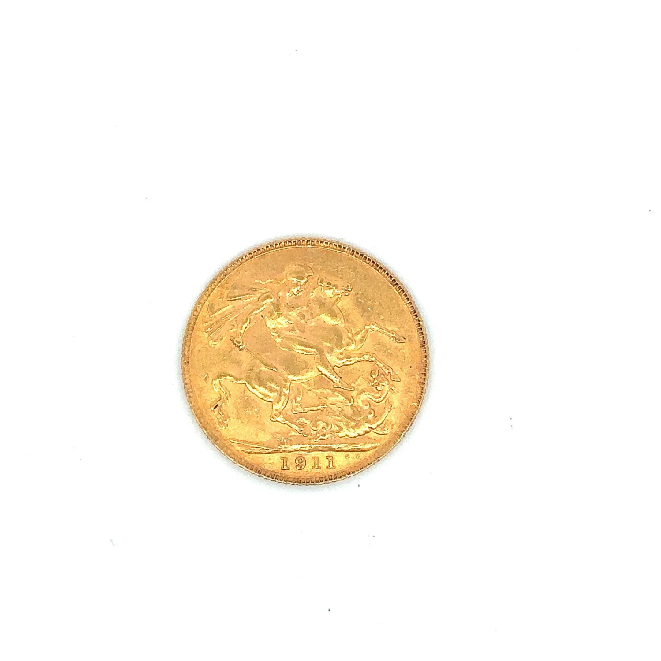 1911 Great Britain Gold Sovere