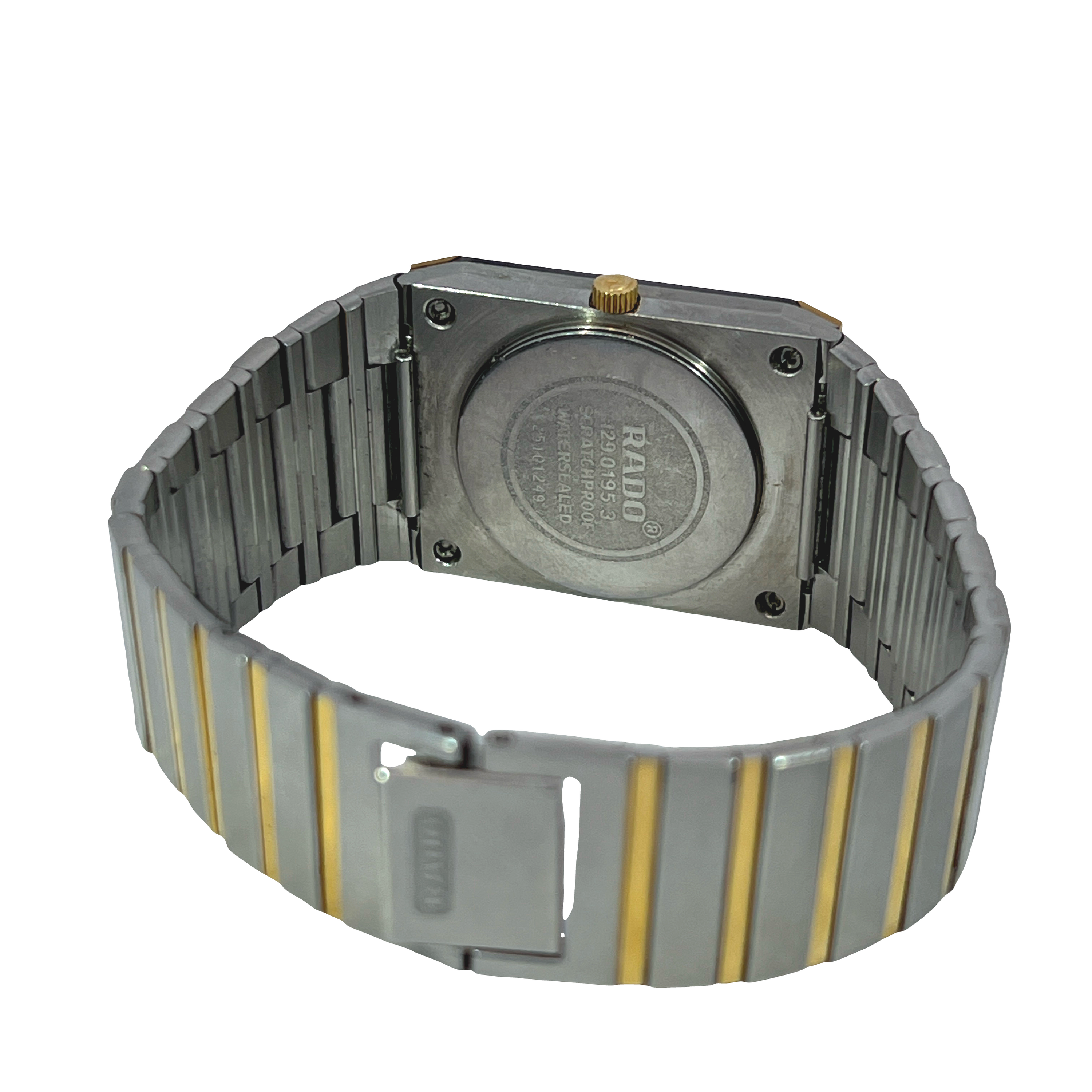 Pre-Owned Rado DiaStar Quartz 26mm Ref. 129.0195.3 Black Dial Two-Tone Watch