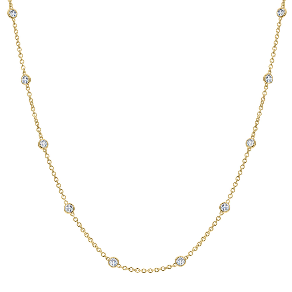 18k Yellow Gold DBY Necklace