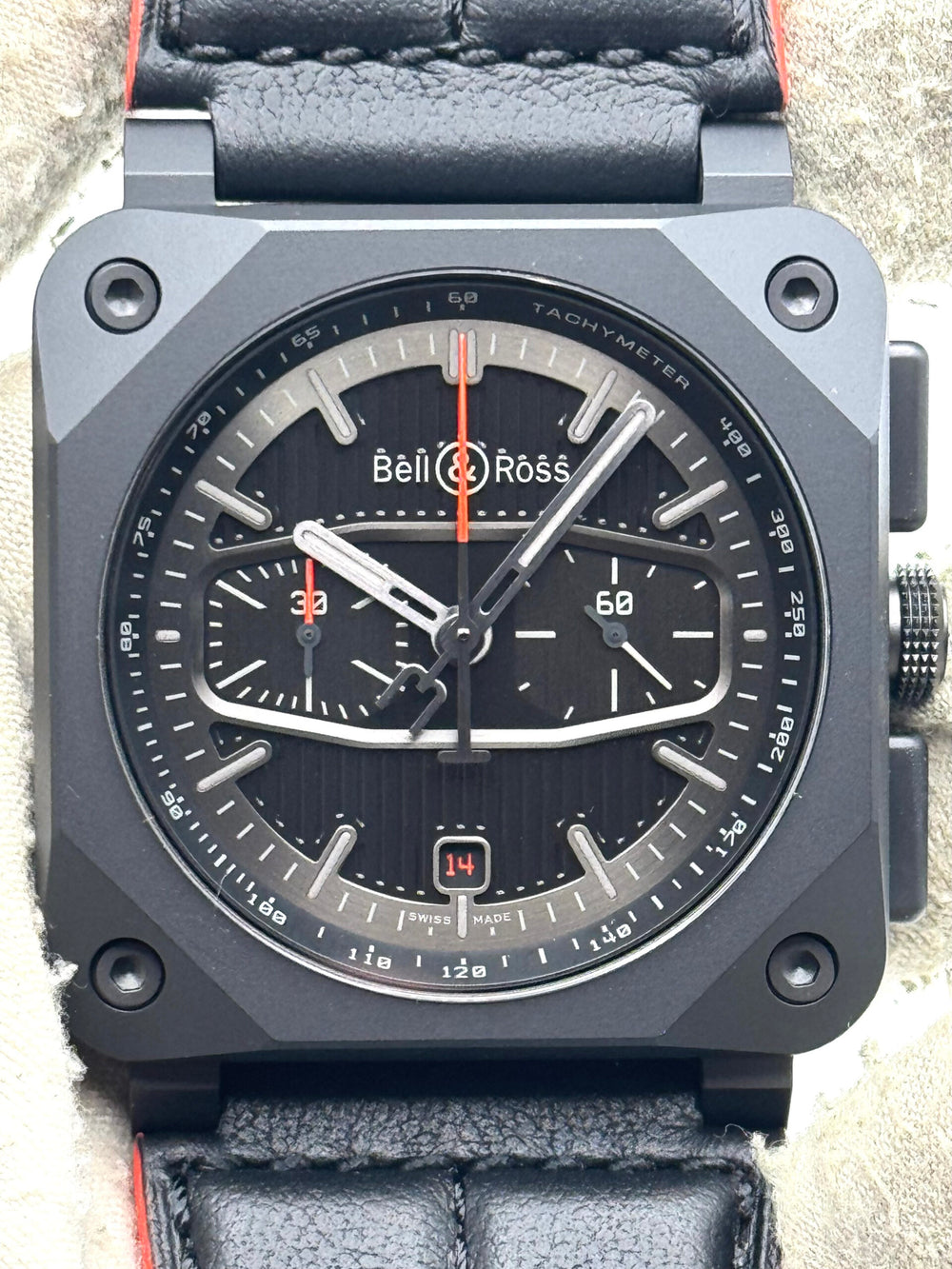 Bell &#038; Ross Blacktrack BR0394-BTR-CE/SCA