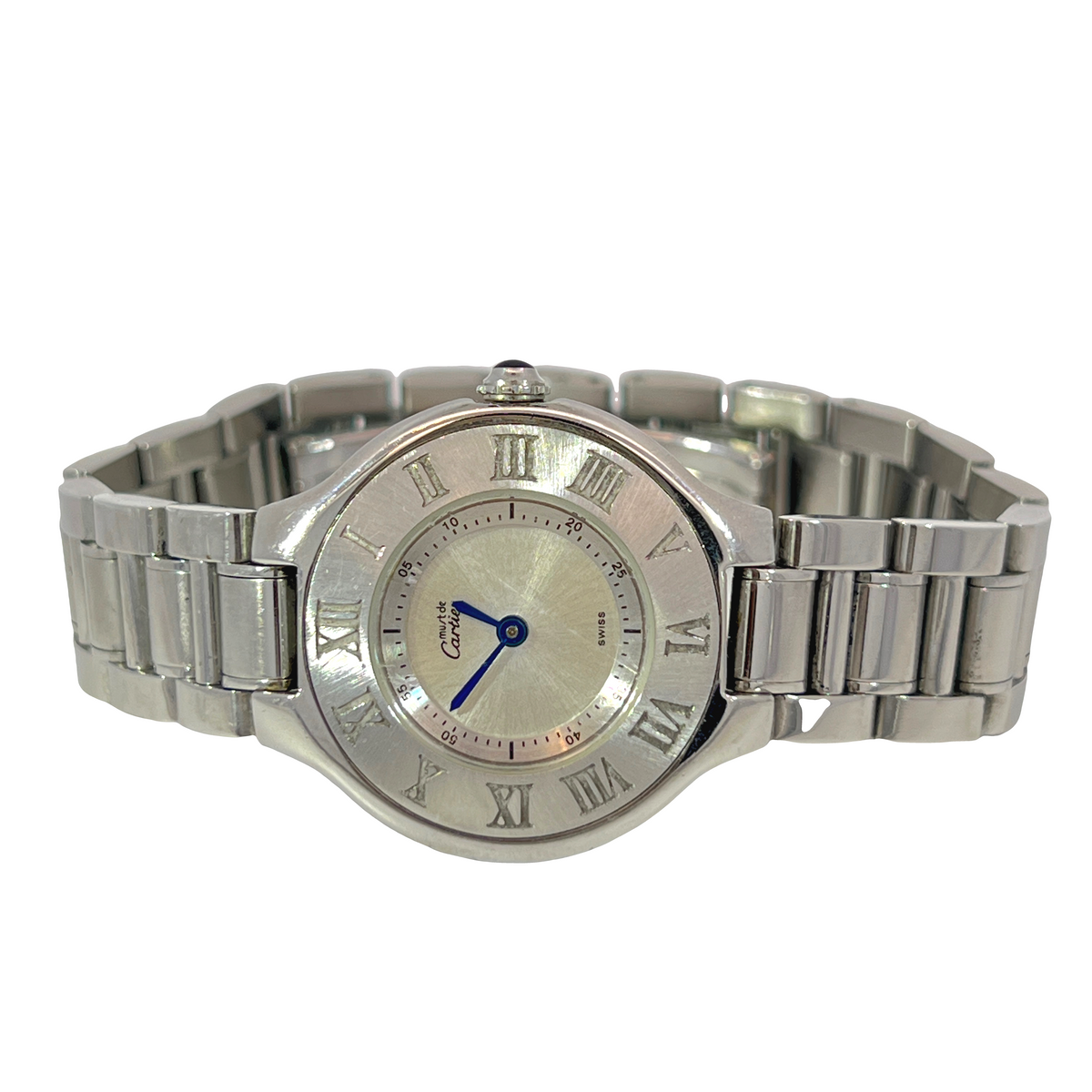 Pre-Owned Must de Cartier 21 Stainless Steel Quartz Watch Ref. 1330